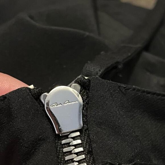 Rick Owens Dirt Silk Beaded Neck Black Maxi Dress - Picture 14 of 14